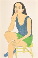Alice Neel Seated Woman (Ginny) Lithograph, Signed Edition - Sold for $5,760 on 03-04-2023 (Lot 93).jpg